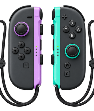 Nintendo Switch 2 Joy-Con 2 (L/R) – Light Purple / Light Green