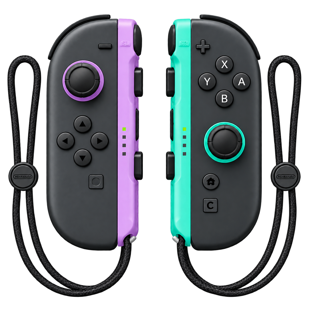 Nintendo Switch 2 Joy-Con 2 (L/R) – Light Purple / Light Green