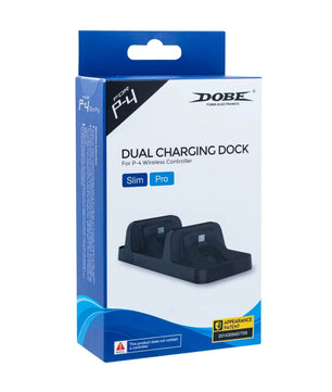 DOBE Dual Charging Station for PS4 Controllers, Fast & Smart Charging
