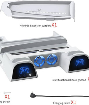 Dobe Cooling Stand with Charging Station for PS5/Pro/PS5 Slim (Physical and Digital)