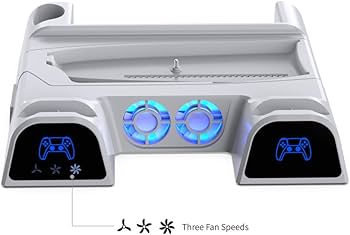 Dobe Cooling Stand with Charging Station for PS5/Pro/PS5 Slim (Physical and Digital)