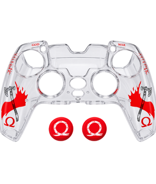 PS5 DualSense Acrylic Protective Cover – God of War Design