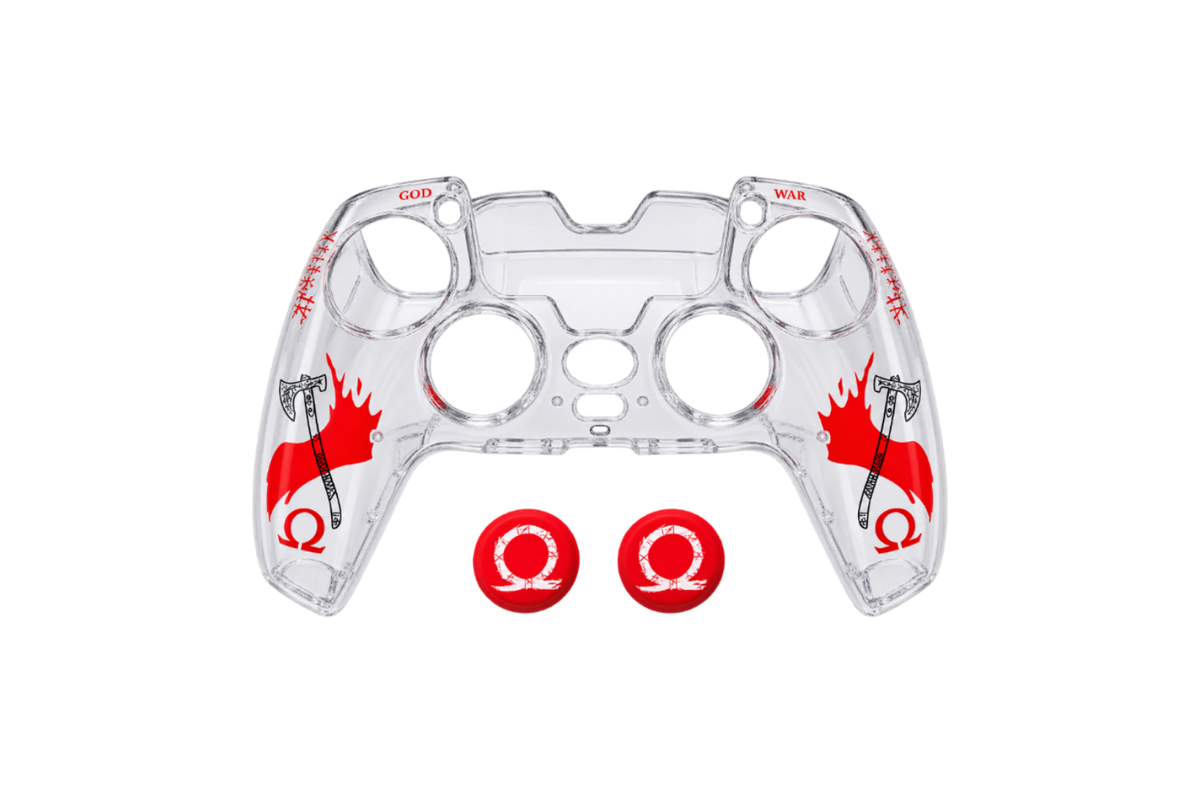 PS5 DualSense Acrylic Protective Cover – God of War Design