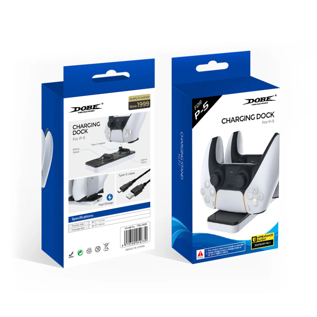 Dobe PS5 Controller Charging Dock for DualSense PlayStation 5 Controller
