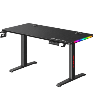 DEADSKULL RGB Electric Gaming Desk – Height Adjustable