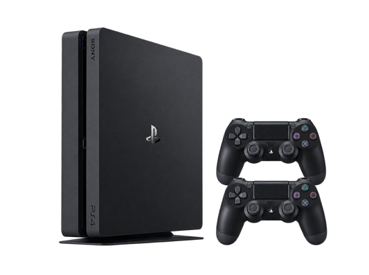 PS4 SLIM USED - LIKE NEW قابل للتهكير + All games of your choice