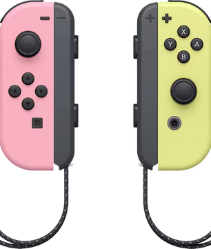Nintendo Switch Joy-Con - Pastel Pink and Yellow