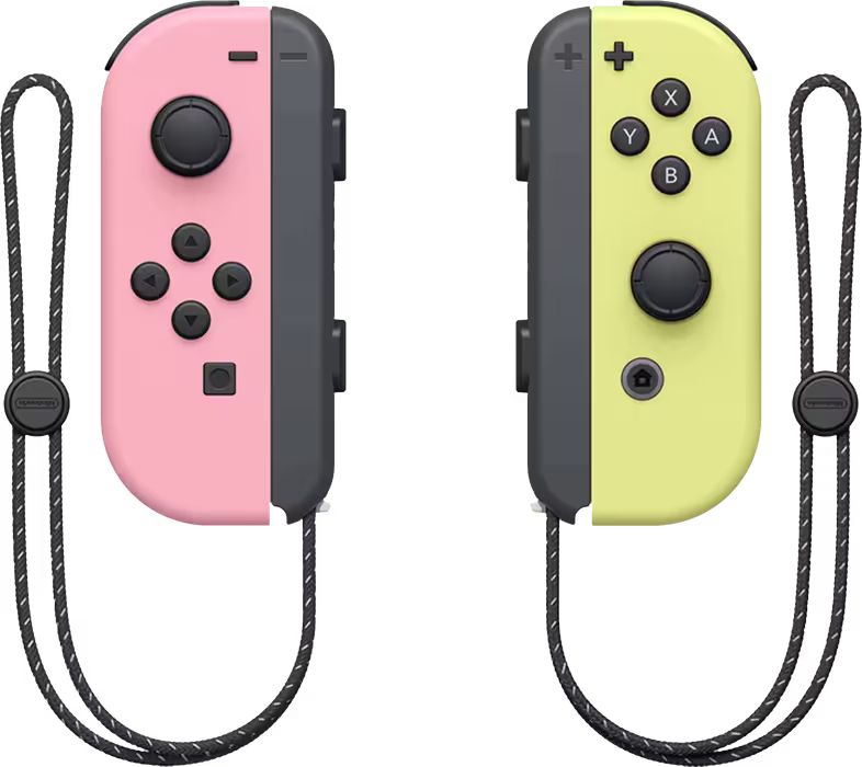 Nintendo Switch Joy-Con - Pastel Pink and Yellow
