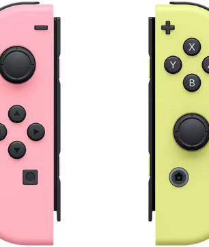 Nintendo Switch Joy-Con - Pastel Pink and Yellow