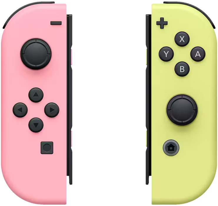 Nintendo Switch Joy-Con - Pastel Pink and Yellow