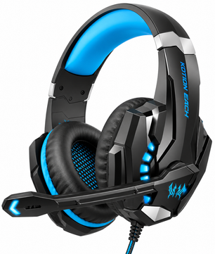KOTION EACH G9000 Pro Wired Gaming Headset – Black & Blue