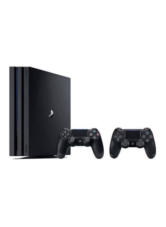 PlayStation 4 Pro 1TB + 2 high copy Dualshock 4 Wireless Controllers - Used Like New