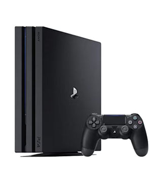 PlayStation 4 Pro 1TB + 2 high copy Dualshock 4 Wireless Controllers - Used Like New