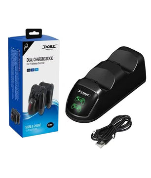Dual Charging Dock With USB Cable For PlayStation 4 Wireless Controller