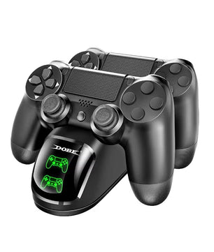 Dual Charging Dock With USB Cable For PlayStation 4 Wireless Controller