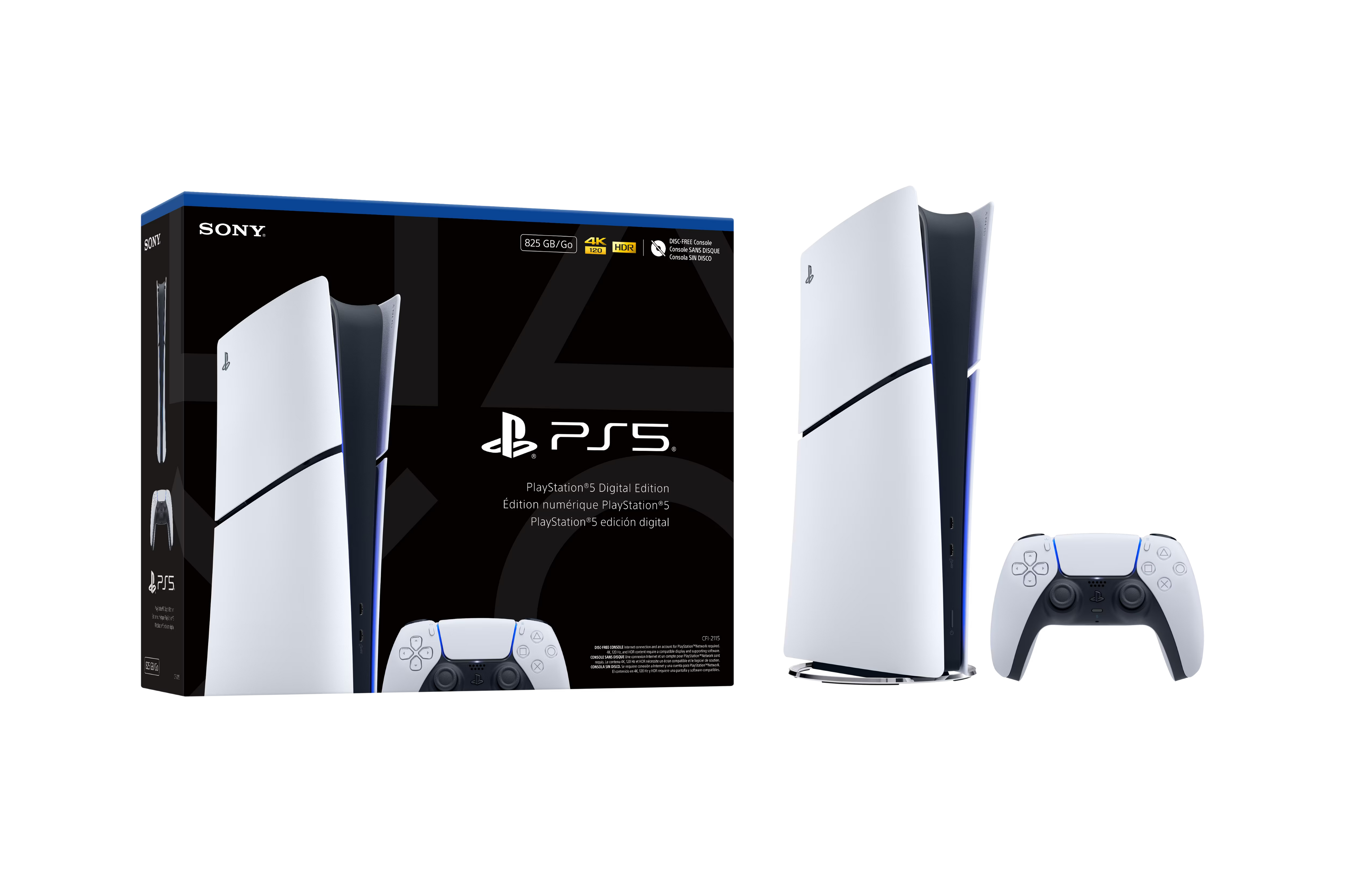 PlayStation 5 slim Console ( Digital Edition ) - 825gb
