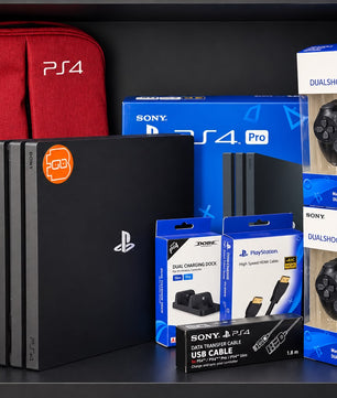 BUNDLE - PS4 PRO USED - LIKE NEW قابل للتهكير + All games of your choice