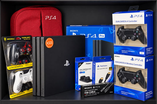 BUNDLE - PS4 PRO USED - LIKE NEW قابل للتهكير + All games of your choice