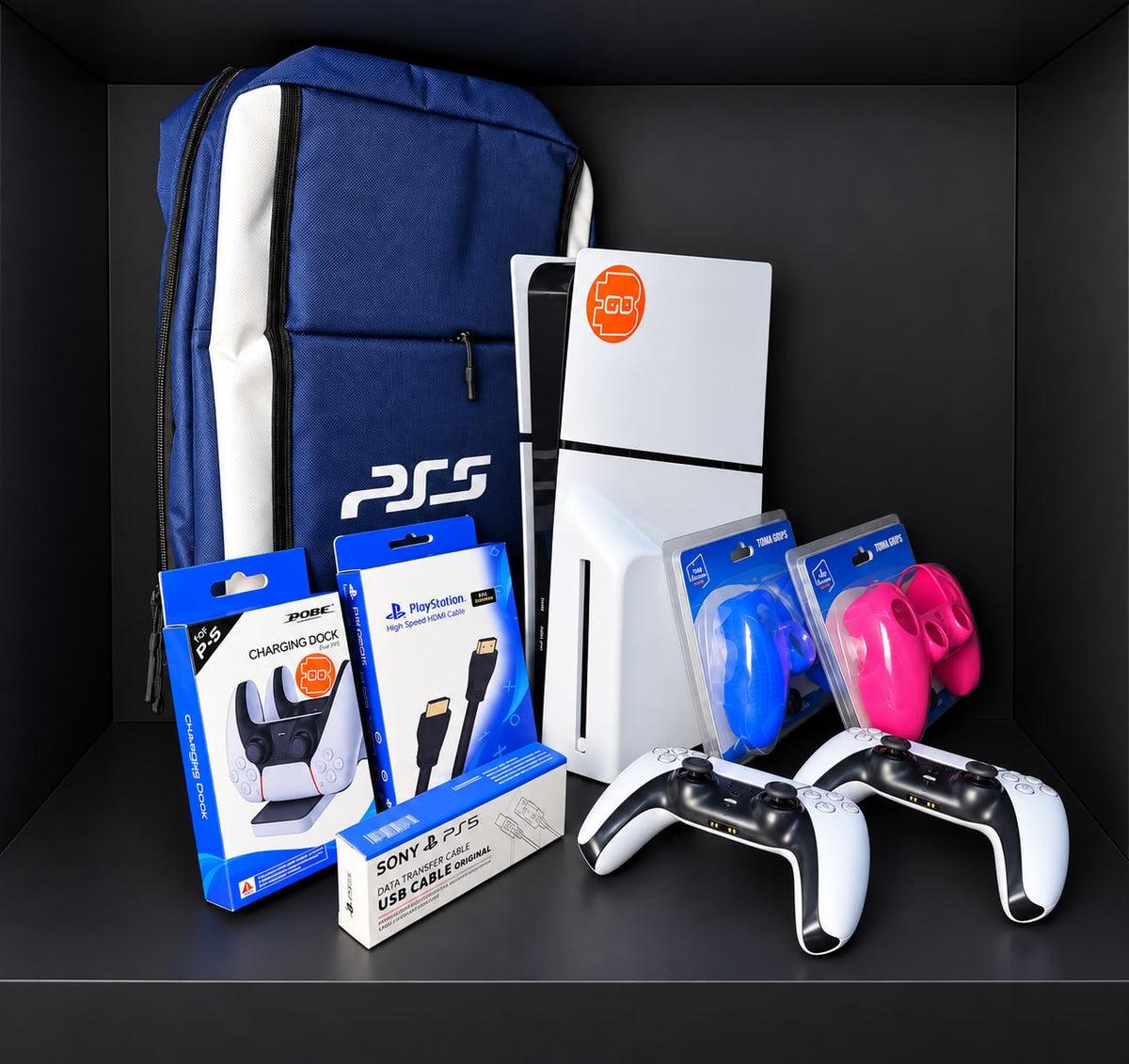 BUNDLE - PS5 SLIM CD USED LIKE NEW