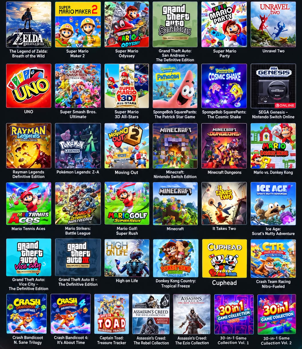 BUNDLE - Nintendo Switch oled