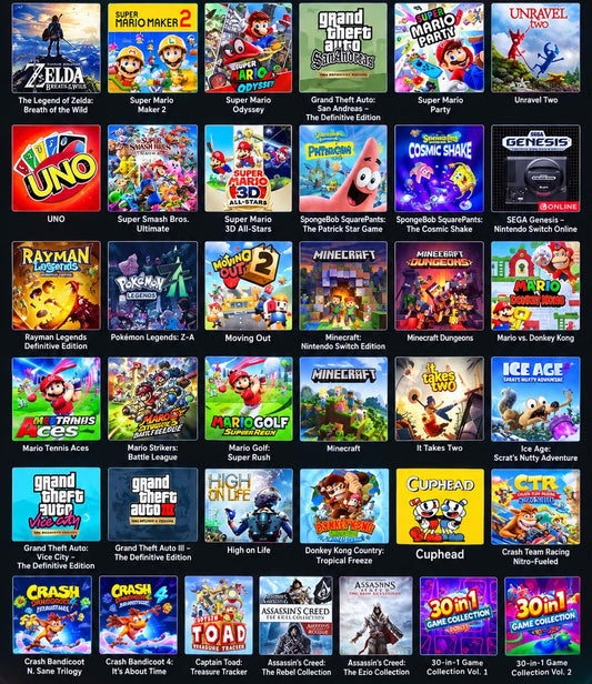 BUNDLE - Nintendo Switch oled