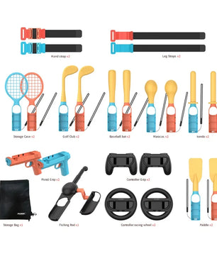 Dobe TNS-5113 Motion Gaming Bundle 24-in-1 Kit - Switch 1/2/OLED
