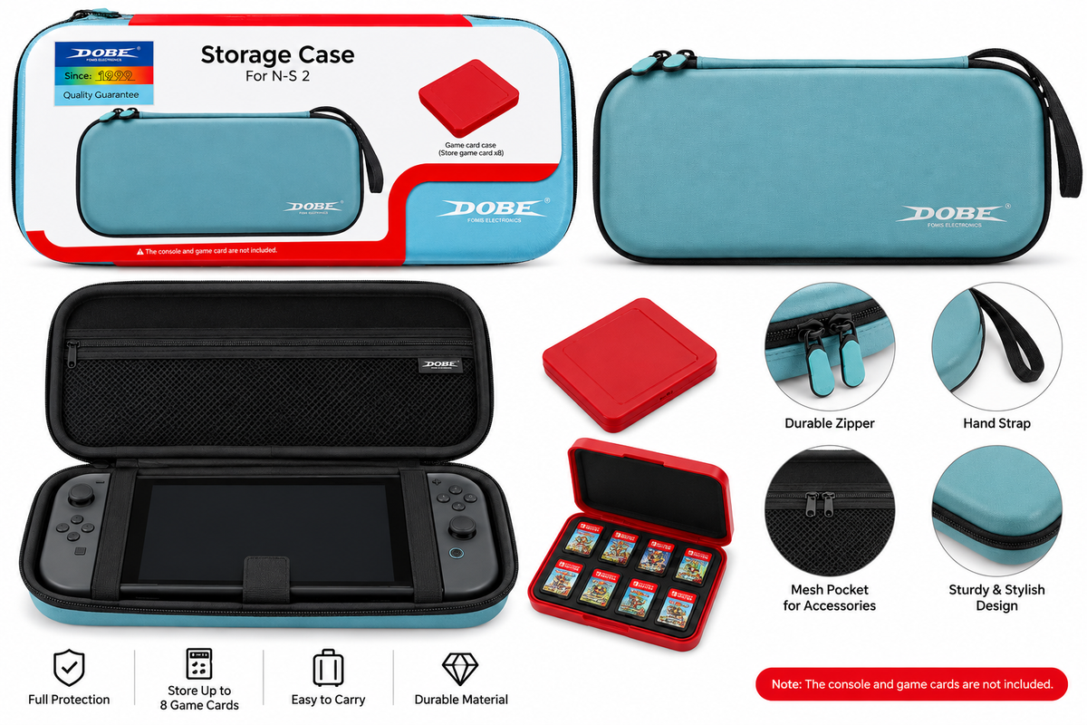 DOBE Storage Case for Nintendo Switch 2 + Game Card Case