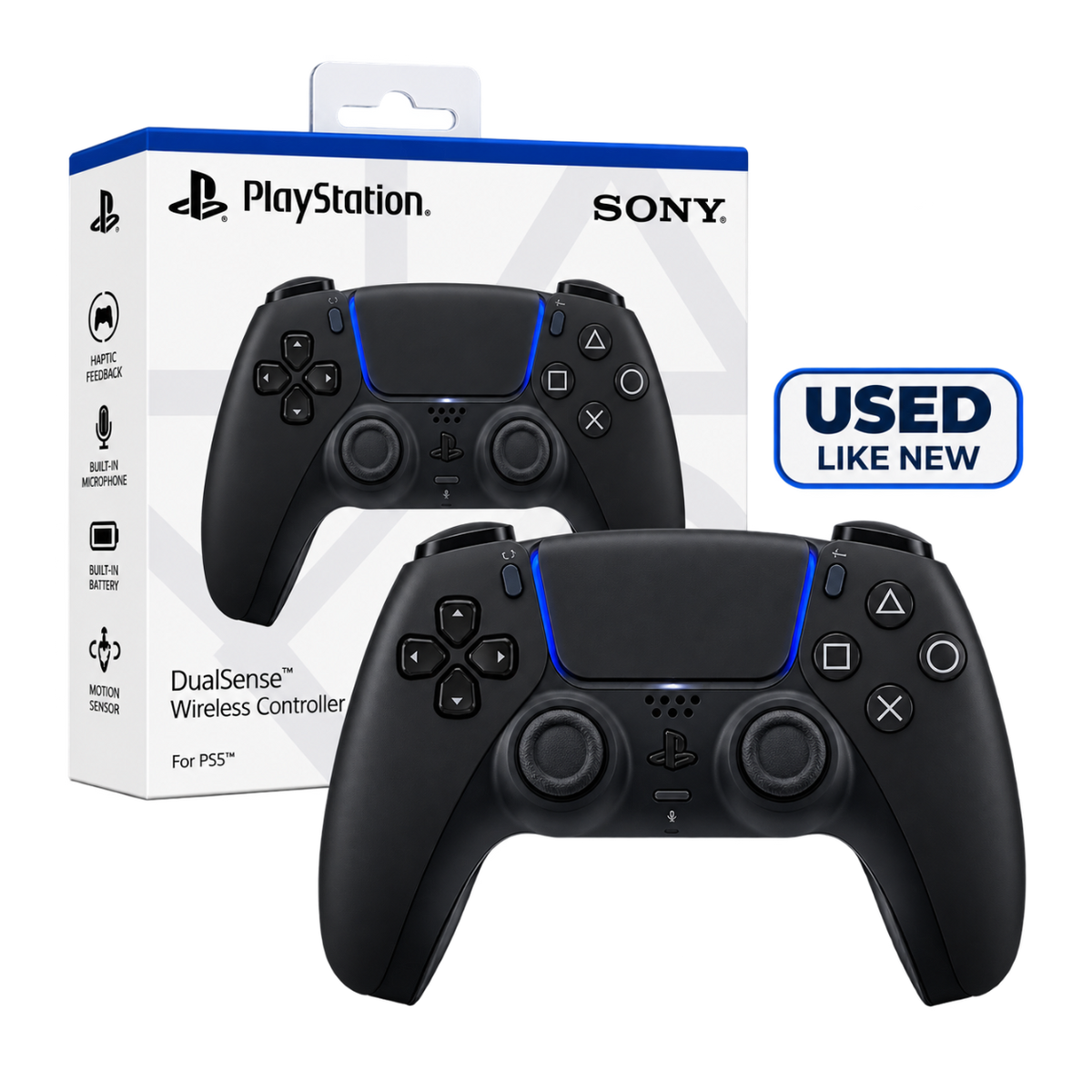 Sony DualSense Wireless Controller for PS5 – Midnight Black – Used Like New With Box