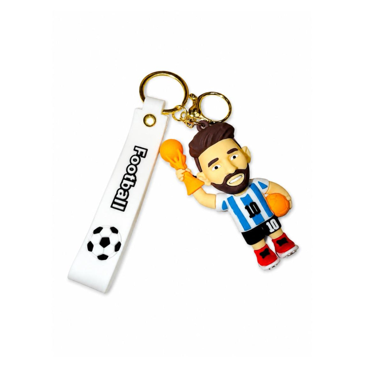 Video Game Controller Keychain Lionel Messi Edition