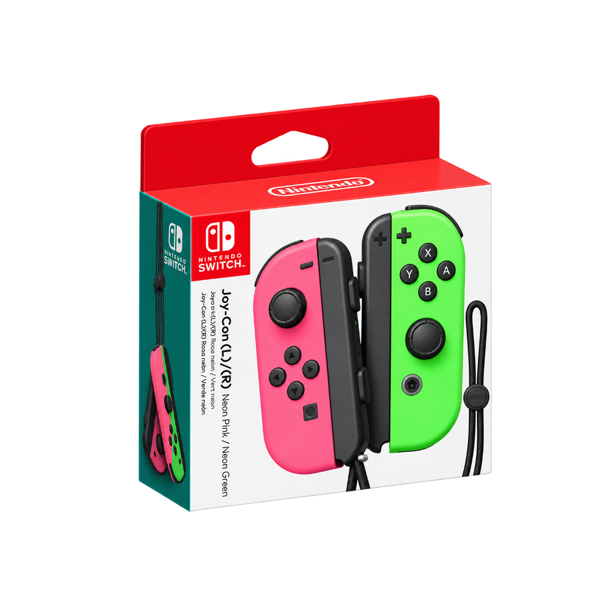 Nintendo Switch Joy-Con - Green and Pink