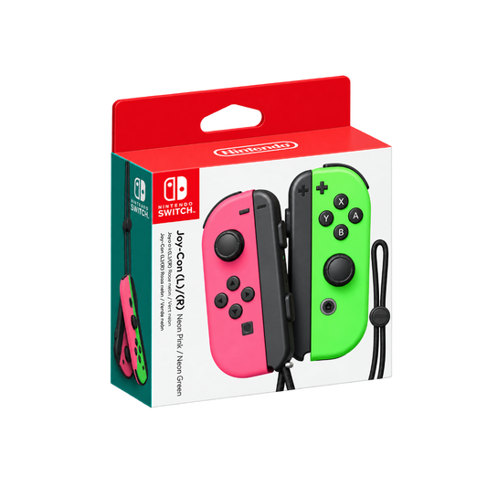 Nintendo Switch Joy-Con - Green and Pink