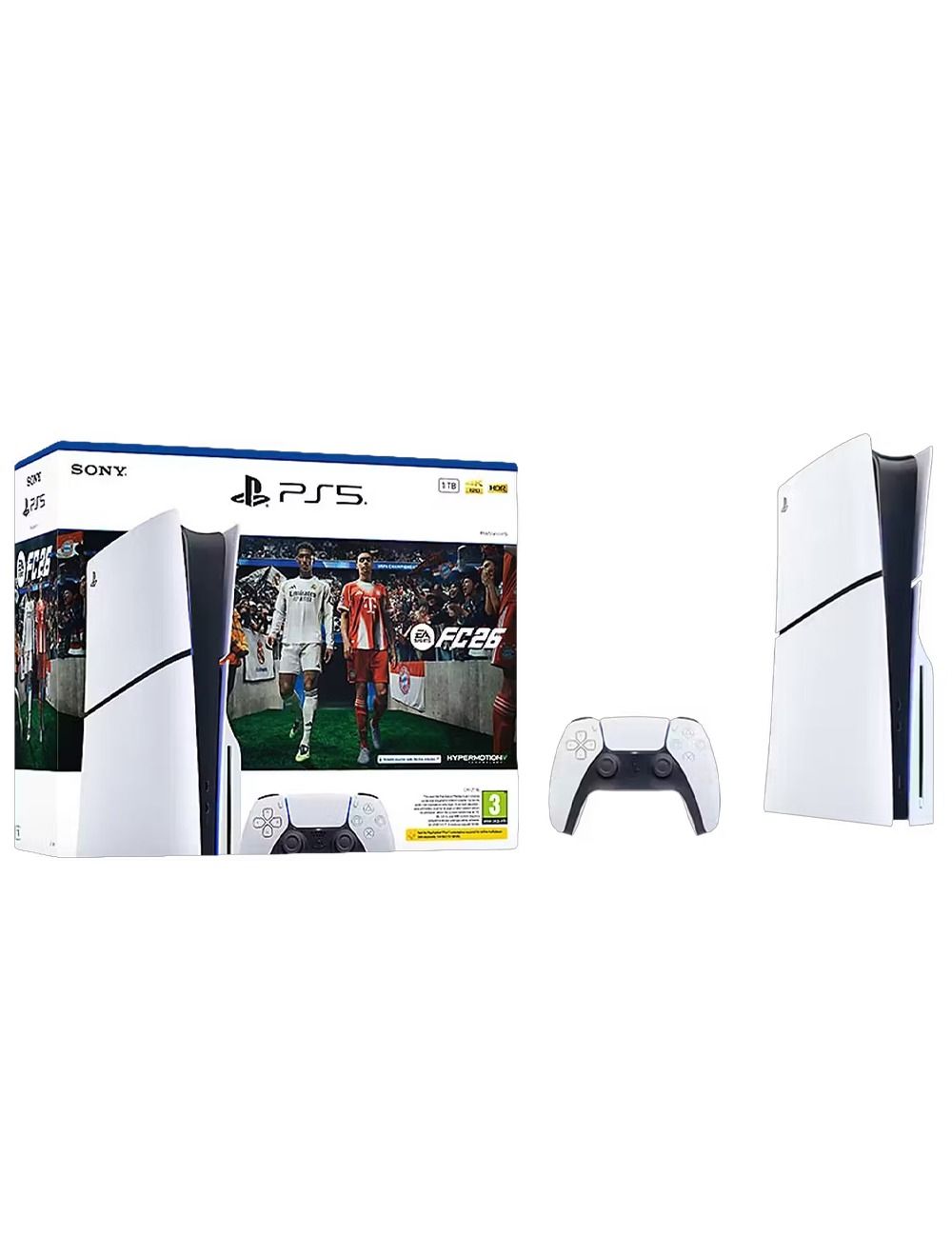 Sony PlayStation 5 Slim Console (Disc Edition) EA SPORTS FC 26 Bundle - 1TB