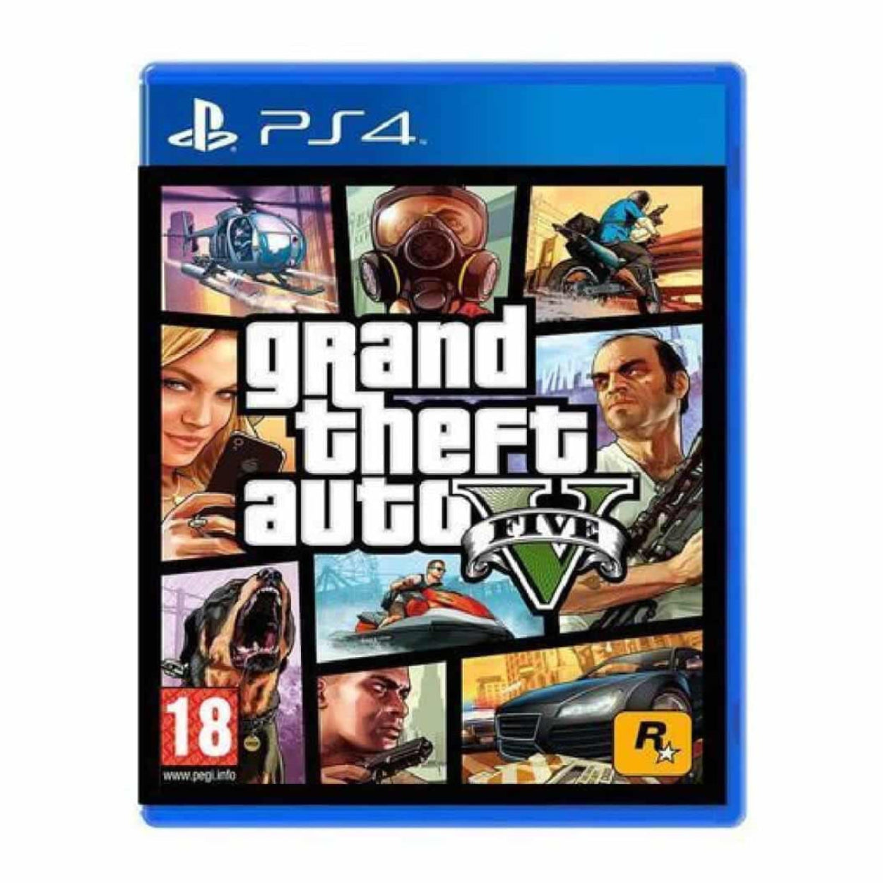 grand theft auto ( GTA ) ps4 cd ( used )