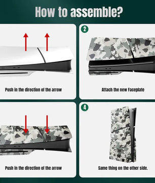 PS5 Slim Camouflage Faceplates
