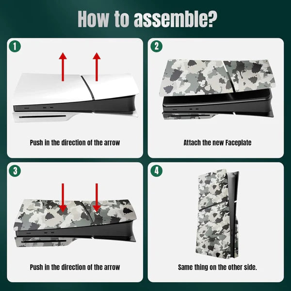 PS5 Slim Camouflage Faceplates